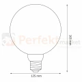 Żarówka LED E27 G125 4W filament  Vintage Amber Pillar 1800K perfektmarket tech.jpg