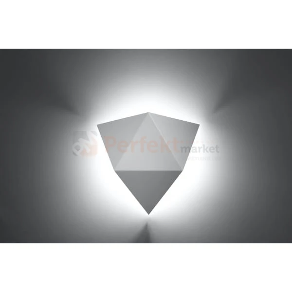 lampa_ścienna kinkiet biała nowoczesna minimalizm perfektmarket design lampa ścienna trójkątny kinkiet LED solido biały perfektmarket SL.0420 sklep_olsztyn