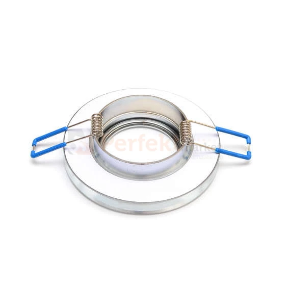 Oprawa halogenowa sufitowa stala pojedyncza okrągła szklana transparentna bok gniazdo GU10 LED perfektmarket.jpg