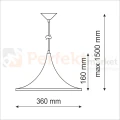 lampa wiszaca MODERN 1A 305442 sklep perfekt market wymiary zlota.JPG