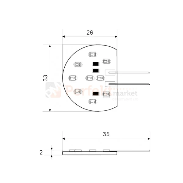 zarowka led wklad plytka do opraw meblowych G4 12V perfektmarket 1.webp