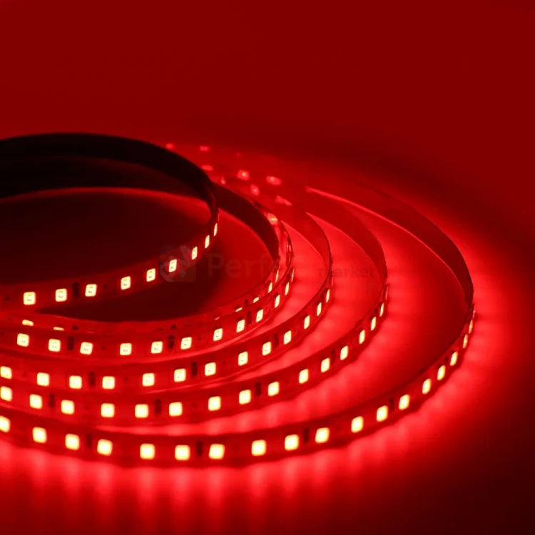 tasma led czerwona 120 smd 2835 ip20 12v perfektmakret.webp