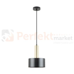 Lampa wisząca LEO A8133 czarno-złota 20cm Zuma Line