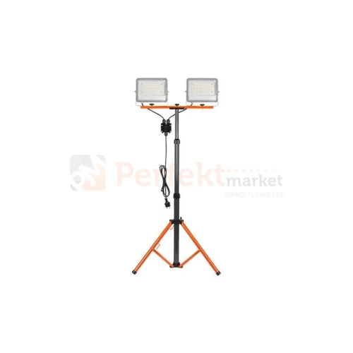 lampa budowlana LED na statywie 5000K mocna refulowana ip65 perfektmarket.webp