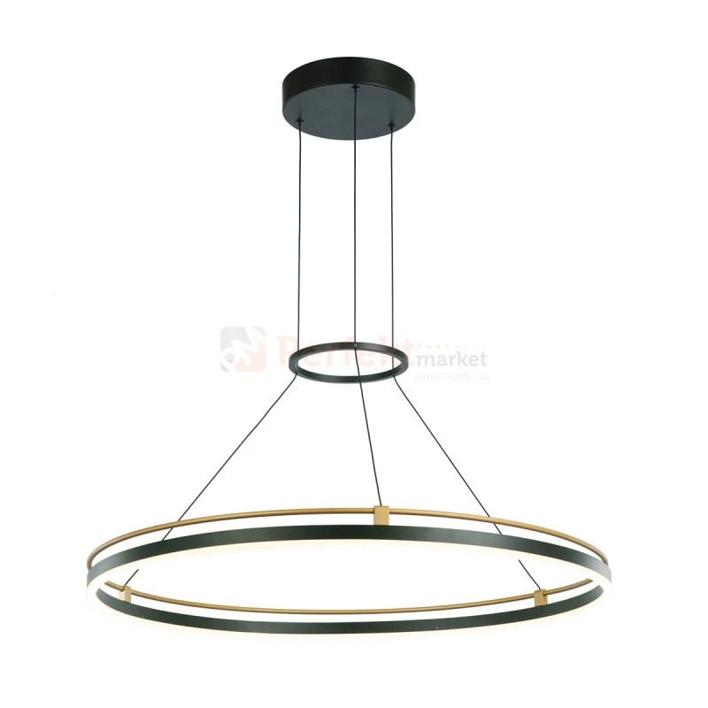 Merlot 28W LED świecący ring PND-54638R-28W-3K-BK-GD Italux wymiary.webp