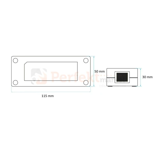 zasilacz wtyczkowy desktop IP20 3A 12V 36W wtyk męski 2,1 5,5 wymiary perfektmarket.webp