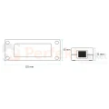 zasilacz wtyczkowy desktop IP20 5A 12V 60W wtyk męski 2,1 5,5 wymiary perfektmarket.webp