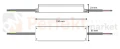 zasilacz hermetyczny IP67 metalowy 12V 150W ID-3044 wymiary perfektmarket.webp