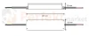 zasilacz hermetyczny IP67 metalowy 12V 100W ID-3043  wymiary perfektmarket.webp