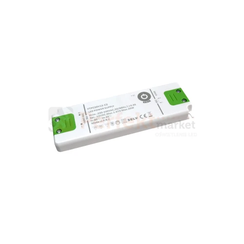 zasilacz utlra slim meblowy ftpc20v12 niski perfektmarket.webp