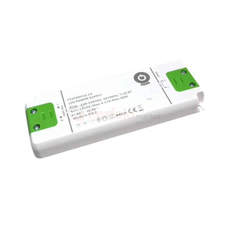 zasilacz 12V meblowy FTPC 50W płaski FTPC50V12-C2.webp