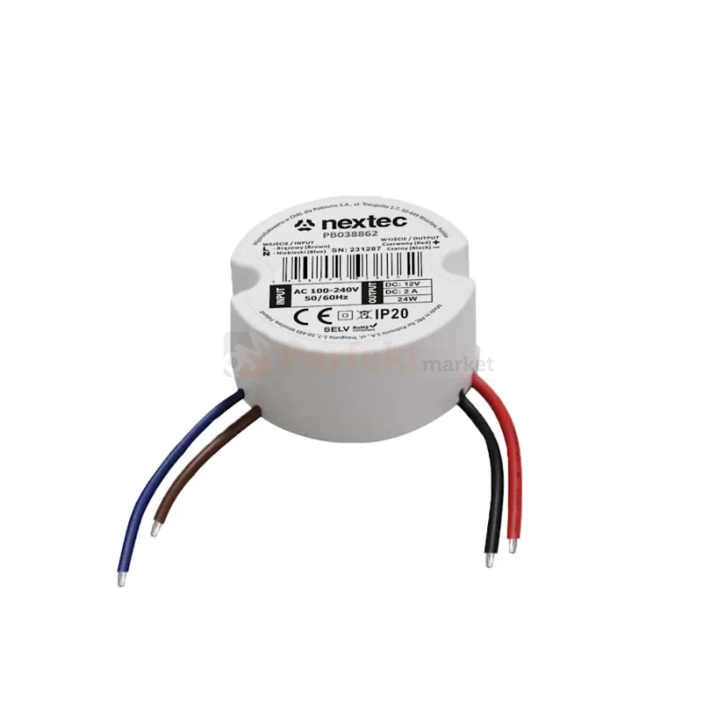 zasilacz dopuszkowy mini ip20 12v 30W nextec wymiary perfektmarket.webp