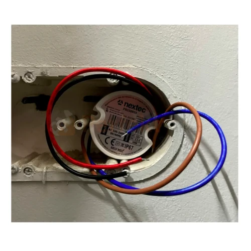 zasilacz dopuszkowy mini ip20 12v 30W nextec wymiary montaż perfektmarket.webp