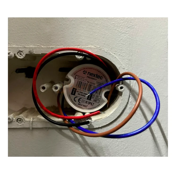 zasilacz dopuszkowy mini ip20 12v 30W nextec wymiary montaż perfektmarket.webp