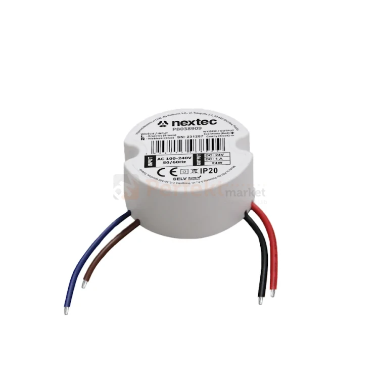 zasilacz dopuszkowy mini ip20 24v 24W nextec perfektmarket.webp