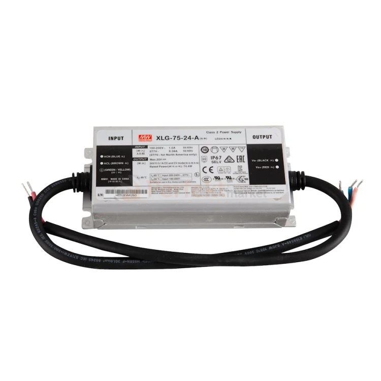 Profesjonalny zasilacz hermetyczny Mean Well XLG-75-24A 12V 74W IP67 3 perfektmarket.webp