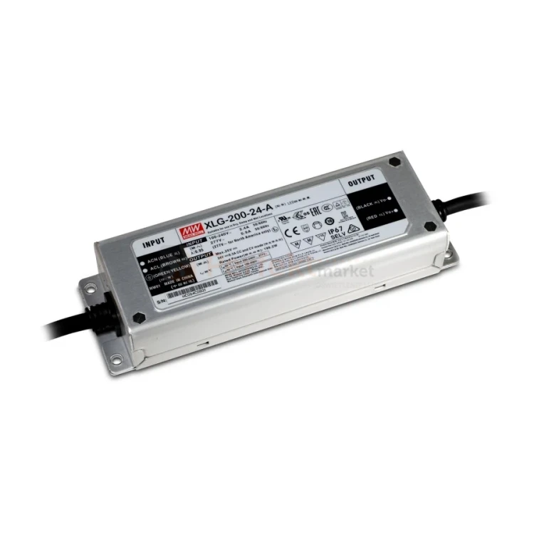 profesjonalny zasilacz led mean well-200w-24v-ip67-xlg-200-24a-perfektmarket-olsztyn.webp