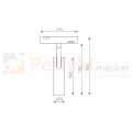 oprawa na szynę magnetyczną 48V RULLO 7w czarna 4000K size perfektmarket.webp
