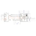zasilacz do puszki mini 12v 6w instalacyjny size perfektmarket olsztyn.webp
