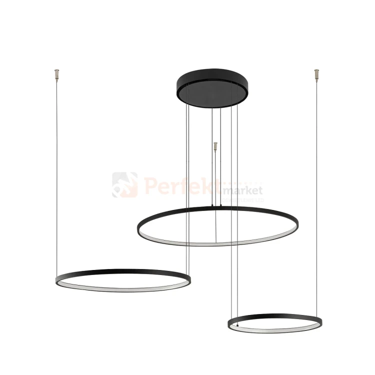 Lampa wisząca LED koła ringi CIRCOLO LED SH-60-45-30 czarna 3000K Nowodvorski 10817 1 perfektmarket olsztyn.webp