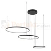 Lampa wisząca LED koła ringi CIRCOLO LED SH-60-45-30 czarna 3000K Nowodvorski 10817 perfektmarket olsztyn.webp