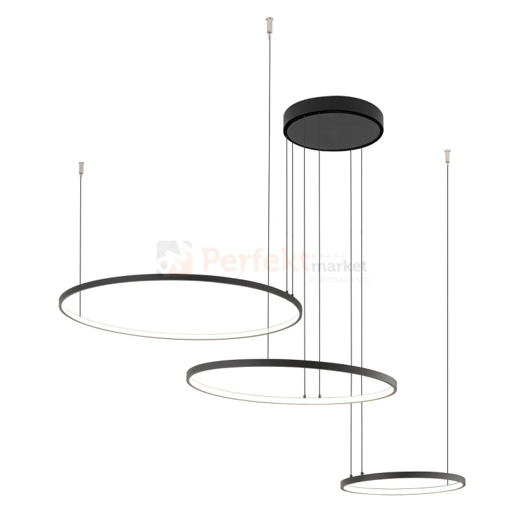 Lampa wisząca LED koła ringi CIRCOLO LED SH-60-45-30 czarna 3000K Nowodvorski 10817 light perfektmarket olsztyn.webp