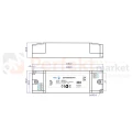 zasilacz LED do taśm ledowych meblowy IP20 12V 3A 36W tech perfektmarket.webp