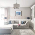 Lampa wisząca klasyczna ABU DHABI P05406CH-WH chrom biały abażur perfektmarket 1.webp