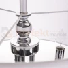 Lampa wisząca klasyczna ABU DHABI P05406CH-WH chrom biały abażur perfektmarket.webp