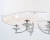 Lampa wisząca klasyczna ABU DHABI P05406CH-WH chrom biały abażur perfektmarket 5.webp