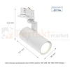 SLIP003008 oprawa na szynoprzewód 3f biała regulowana madara II mini perfektmarket 1.webp