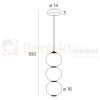 P0470-lampa wisząca szklane kule czarno biała nowoczesna TAMA zen size perfektmarket.webp
