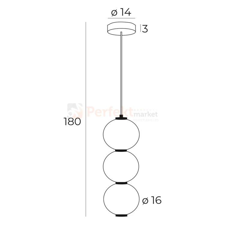 P0470-lampa wisząca szklane kule czarno biała nowoczesna TAMA zen size perfektmarket.webp