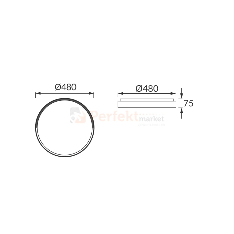 lampa sufitowa plafon z drewnem FARNA 04157 size perfektmarket.webp
