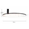 lampa sufitowa led nowoczesna horik 90 cm CCT ring czarny Zuma Line 89429-60bk- Perfekt Market size.webp