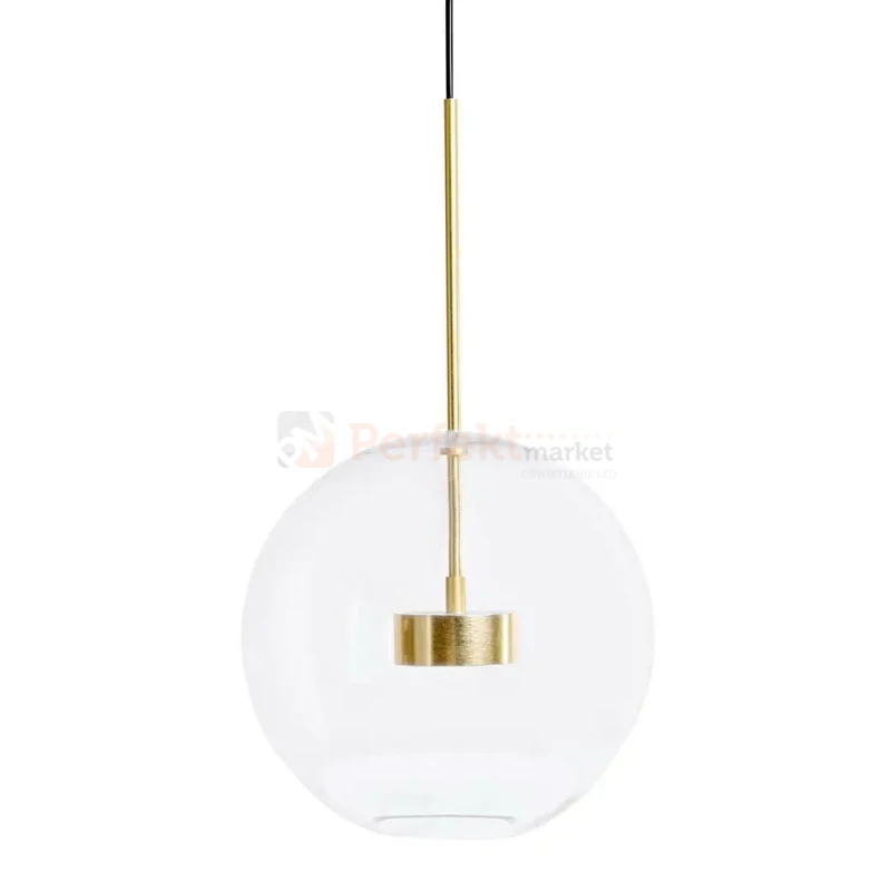 Lampa wisząca CAPRI 1 złota detail - szklana kula King Home.webp