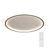 Lampa sufitowa plafon LED ściemnialny czarny CCT z pilotem 50cm Abigali cct pilot dim perfektmarket 1.webp