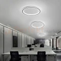 Lampa sufitowa plafon LED ściemnialny czarny CCT z pilotem 50cm Abigali cct pilot dim perfektmarket 4.webp