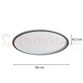 Lampa sufitowa plafon LED ściemnialny czarny CCT z pilotem 50cm Abigali cct pilot dim size perfektmarket 3.webp