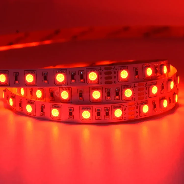 taśma LED IP65 wodoszczelna RGB 24V profesjonalna red perfektmarket olsztyn.webp