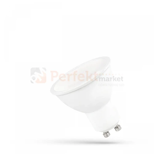 Żarówka LED GU10 mocna 230V 9W SMD klosz mleczny spectrumLED.webp