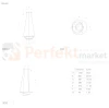Lampa wisząca LED Smart LOBINERO-Z CCT biała pilot  aplikacja perfektmarket.webp