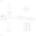 Lampa wisząca LED Smart LOBINERO-Z CCT biała pilot  aplikacja perfektmarket.webp