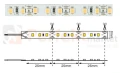 taśma led wodoszczelna profesjonalna IP65 silikon 120 smd  2835 4000K perfektmarket.webp