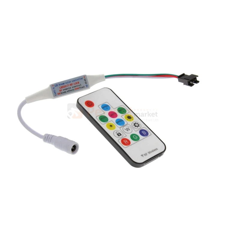 Sterownik do taśm LED RGB cyfrowych MAGIC IC RF WS2811, WS2812 perfektmarket 4.webp