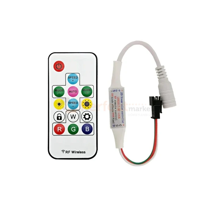 Sterownik do taśm LED RGB cyfrowych MAGIC IC RF WS2811, WS2812 perfektmarket.webp
