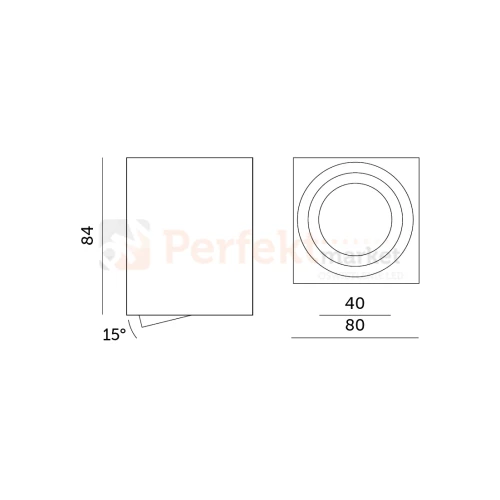 oprawa sufitowa tuba kwadratowa czarna modus regulowana wymiary perfektmarket.webp