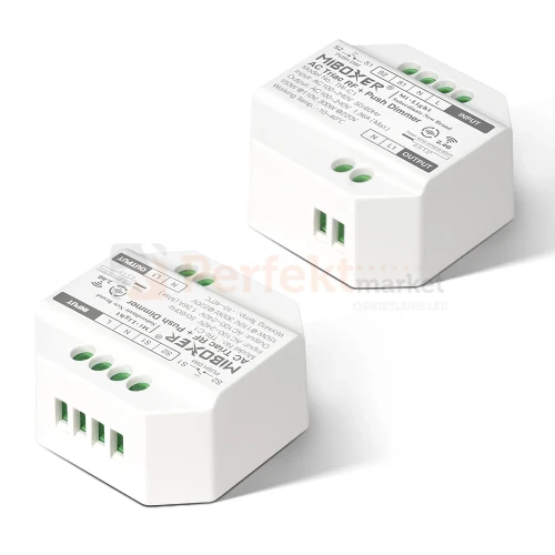 Przekaźnik bezprzewodowy z funkcją ściemniacza RF, PushDimm MiBOXER TRI-C1 perfektmarket 2.webp