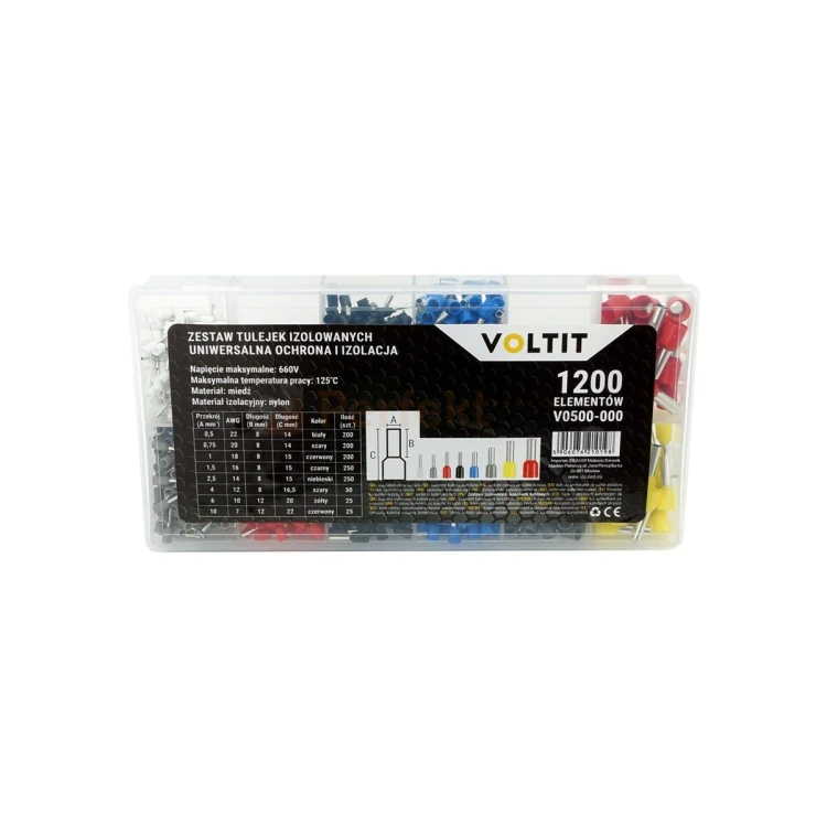 Zestaw tulejek izolowanych 1200 elementów perfektmarket.webp