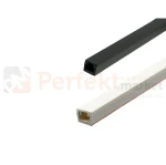 Korytko kablowe instalacyjne mini 8x6mm białe czarne 2m perfektmarket.webp